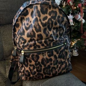 Michael Kors Leopard Backpack